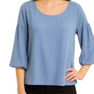 ELIZABETH & JAMES Balloon Sleeve Blouse